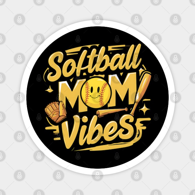 Softball-mom Magnet by Little Quotes